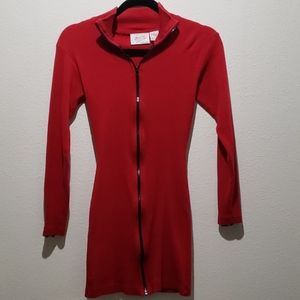 Brass Plum red knit dress